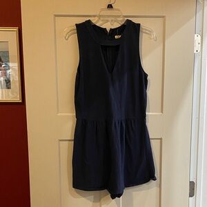 Navy Romper